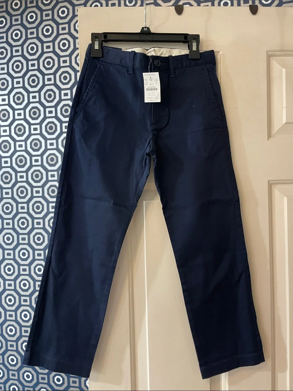 J. Crew Navy Straight-Fit Chinos